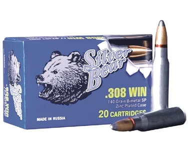 Bear Silver 308win 140gr Sp 20/25