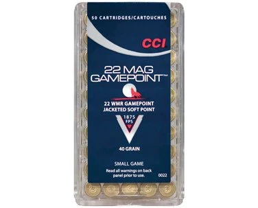 CCI 22MAG 40GR GAMEPOINT 50/40