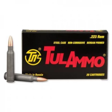 TULA 223REM 75GR HP 20/25 STEEL CASED