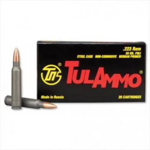 TULA 223REM 55GR FMJ 40/25