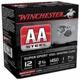 Winchester AA STEEL 12GA 2.75 7 1/2 1OZ