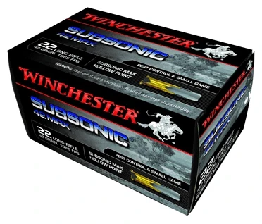 Winchester Ammo Subsonic Max .22lr