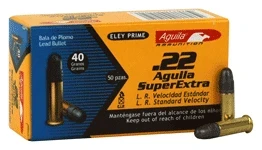 Aguila .22lr 40 Grain Standard 50 Rounds