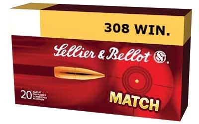 S&b 308win 168gr Match Hpbt 20/500