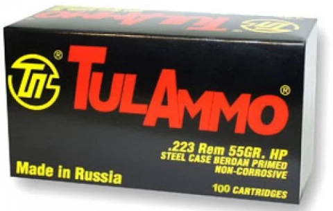 Tula 223rem 55gr Hp 100/1000