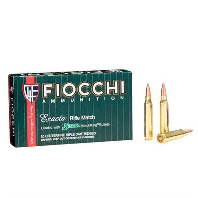 Fiocchi Exacta 223 Rem 77gr Smk Hpbt 20/bx (20 Rounds Per Box)