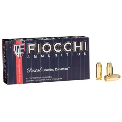 Fiocchi Shooting Dynamics 40 S&w 165gr Fmjtc 50/bx (50 Rounds Per Box)