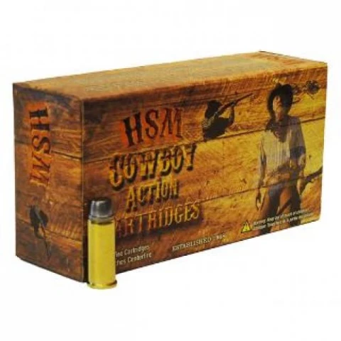 Hsm Ammo Cowboy Action 44mag 240gr Swc-hard