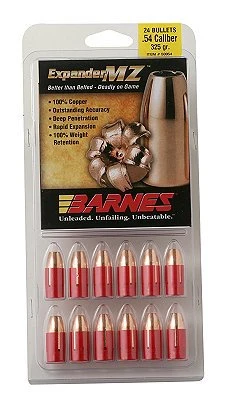 Barnes 54 Cal Black Powder Expanding Muzzleloading