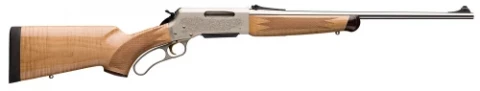 Browning 034035116 BLR Medallion White Gold 7mm-08 Rem 4+1 20 Gloss Nickel Gloss AAA Maple Right Hand