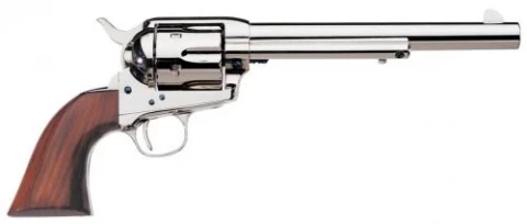 Uberti 1873 Single Action Cattleman Polished Nickel 344111