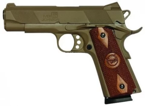 Iver Johnson 1911 Hawk Coyote Tan