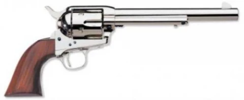 Uberti 1873 Single Action Cattleman Polished Nickel 344152